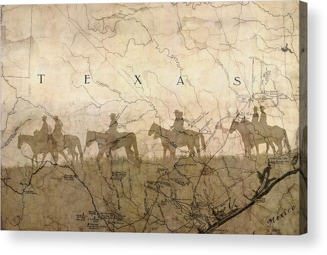 Texas Acrylic Print featuring the photograph Texas And The Army by Suzanne Powers