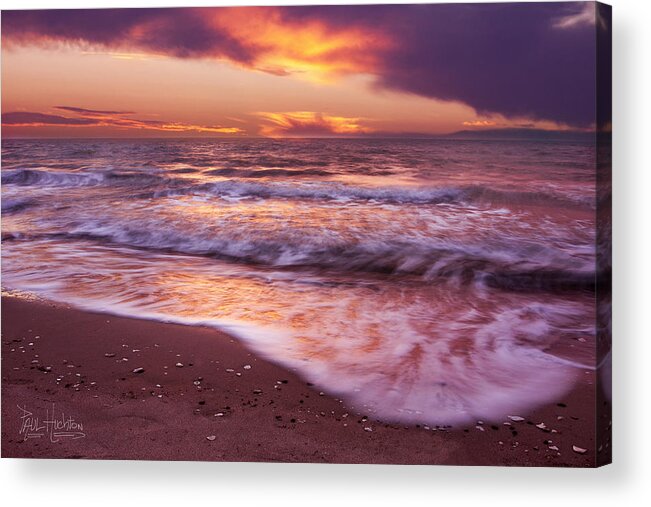 Beach Acrylic Print featuring the photograph Texas Coastal Sunrise by Paul Huchton