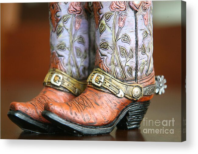 Texas Acrylic Print featuring the photograph Texas Two Step by Lynn England