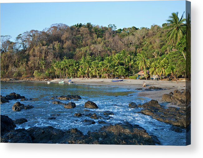 Scenics Acrylic Print featuring the photograph The Beach At Montezuma, Costa Rica by Driendl Group