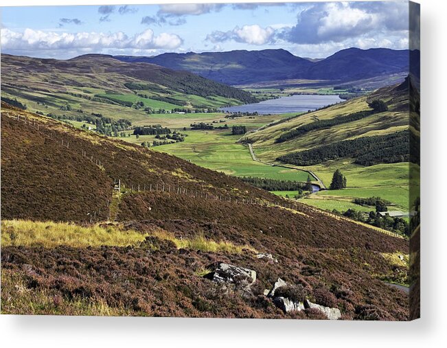 Scotlan Acrylic Print featuring the photograph The Beauty of the Scottish Highlands by Jason Politte
