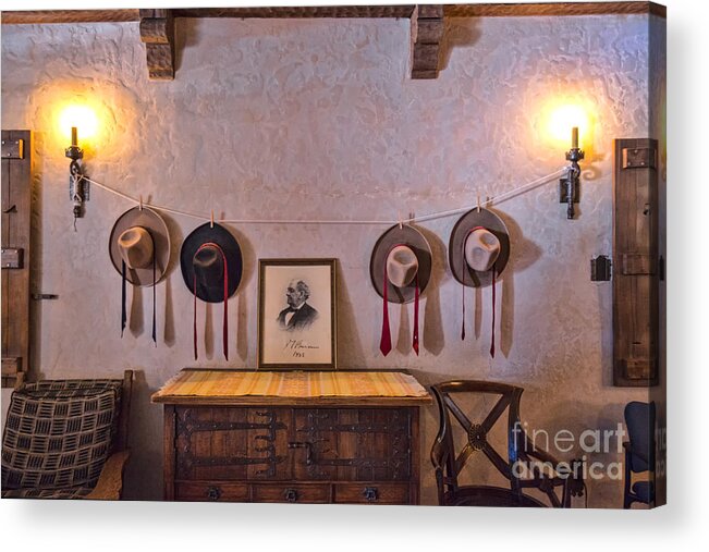 Death Valley Acrylic Print featuring the photograph The Bedroom Of Death Valley Scotty by Mimi Ditchie