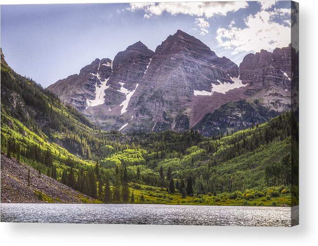 Maroon Acrylic Print featuring the photograph The Bells by Aaron Spong