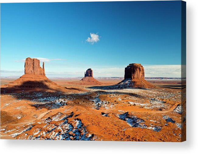 Scenics Acrylic Print featuring the photograph The Buttes by Chen Su