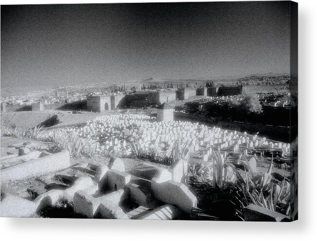 Landscape Acrylic Print featuring the photograph The Cemetery by Shaun Higson