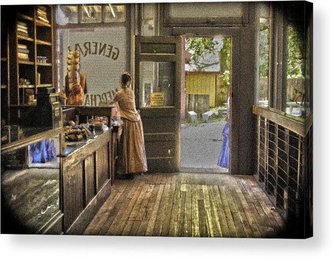 Wichita Acrylic Print featuring the photograph The Dry Goods Store by Barbara Dean