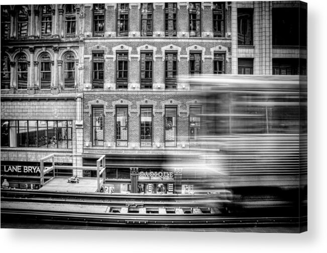 Chicago Acrylic Print featuring the photograph The Elevated by Scott Norris