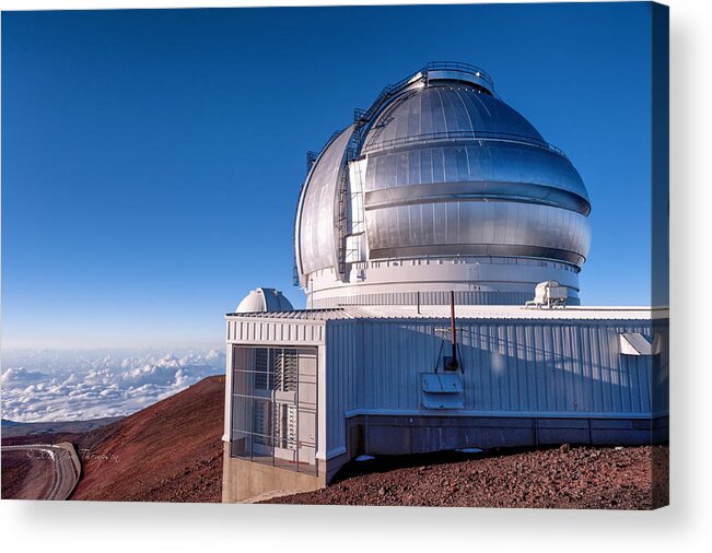 Buildings Acrylic Print featuring the photograph The Gemini Observatory by Jim Thompson
