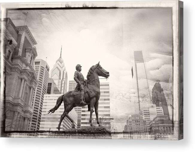 General Acrylic Print featuring the photograph The General In Philly by Alice Gipson