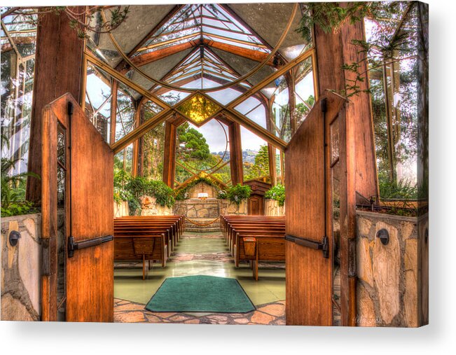 Architecture Acrylic Print featuring the photograph The Glass Church by Heidi Smith