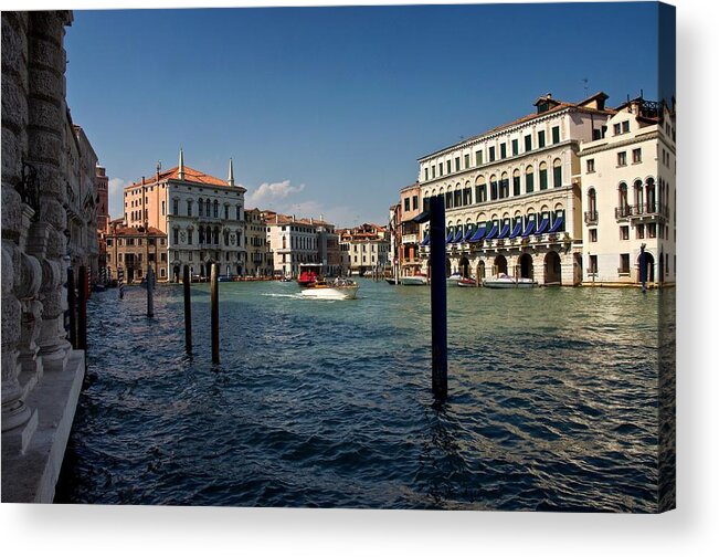 Venice Acrylic Print featuring the photograph The Grand Canal by Stephen Taylor