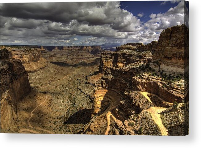 Panoramic Landscape Acrylic Print featuring the photograph The Grand Escape by Bill Sherrell