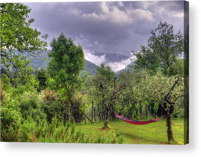 Europe Acrylic Print featuring the photograph The Hammock is Available by Matt Swinden