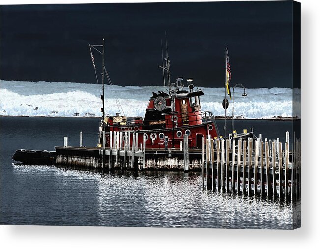 Boat Acrylic Print featuring the photograph The John R. Asher by Richard Gregurich