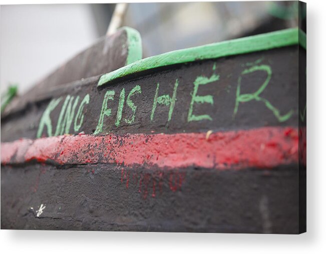 Galway Acrylic Print featuring the photograph The King Fisher by Laura Tucker