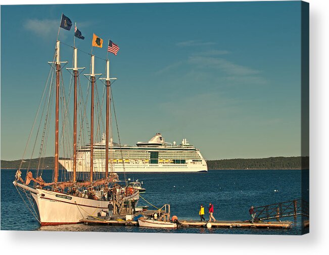 Acadia National Park Acrylic Print featuring the photograph The Lure of Bar Harbor by Paul Mangold