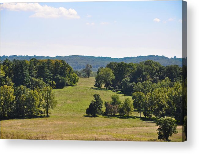 Meadow Acrylic Print featuring the photograph The Meadow at Valley Forge by Bill Cannon