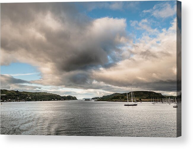 Europe Acrylic Print featuring the photograph The Oban's marina by Sergey Simanovsky