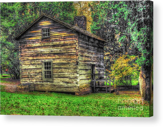 Barn Acrylic Print featuring the photograph The Old Mill House by Dan Stone