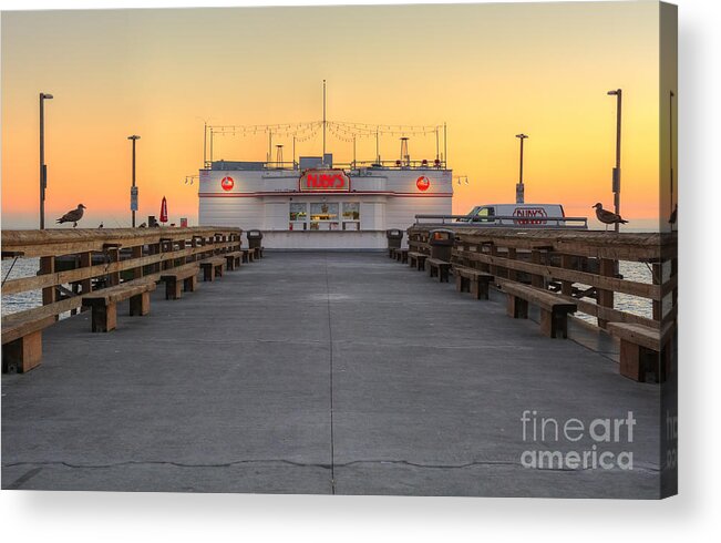 Ruby's Acrylic Print featuring the photograph The Original Ruby's Diner by Eddie Yerkish