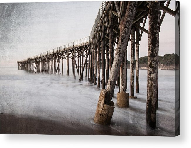 Big Sur Acrylic Print featuring the photograph The Pier by George Buxbaum
