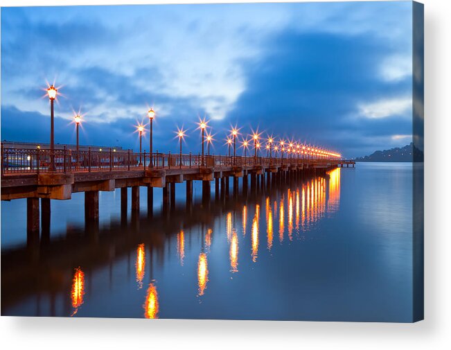 San Francisco Acrylic Print featuring the photograph The Pier by Jonathan Nguyen
