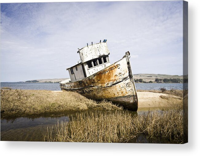 Boat Acrylic Print featuring the photograph The Point Reyes by Priya Ghose