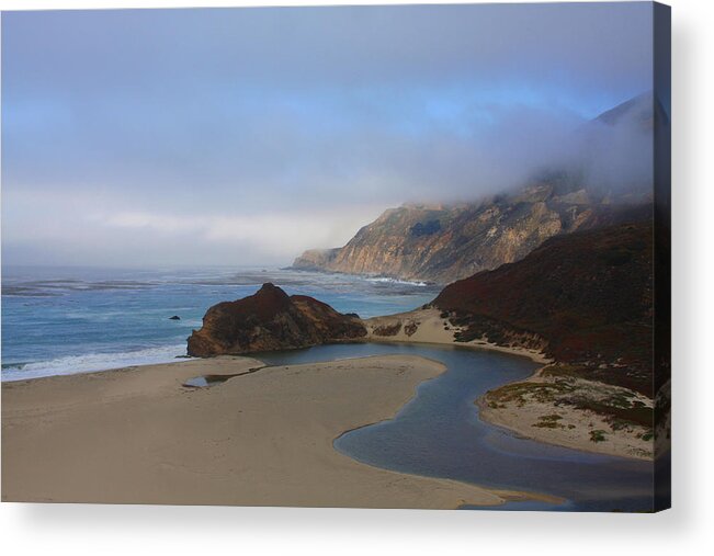 Feng Shui Acrylic Print featuring the photograph The Power of Big Sur by James Knight