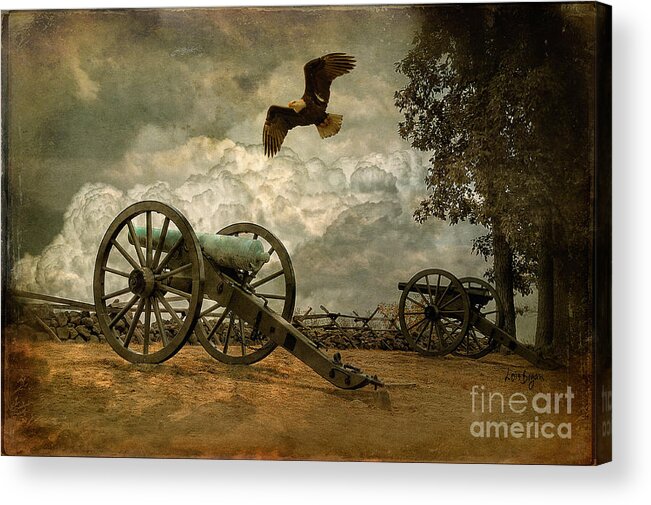 Canon Acrylic Print featuring the photograph The Price Of Freedom by Lois Bryan
