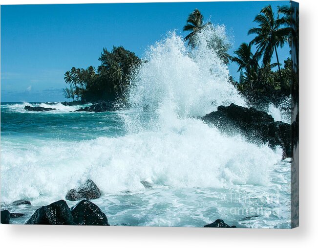 Keanae Acrylic Print featuring the photograph The Promise from the Lotosgardens Beyond the Sunset by Sharon Mau