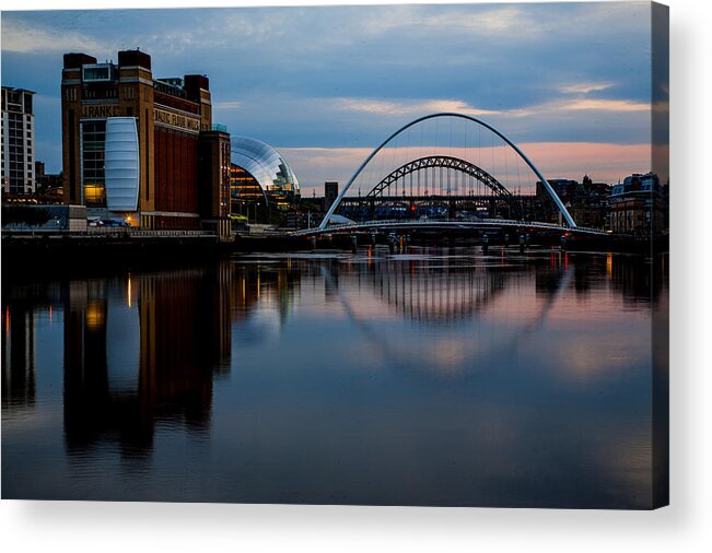 The River Tyne - Danny Brannigan Acrylic Print featuring the photograph The River Tyne by Danny Brannigan