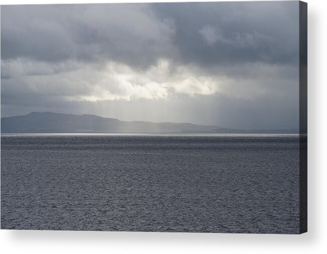 Sea Acrylic Print featuring the photograph The Sea of Scotland 1 by Dubi Roman