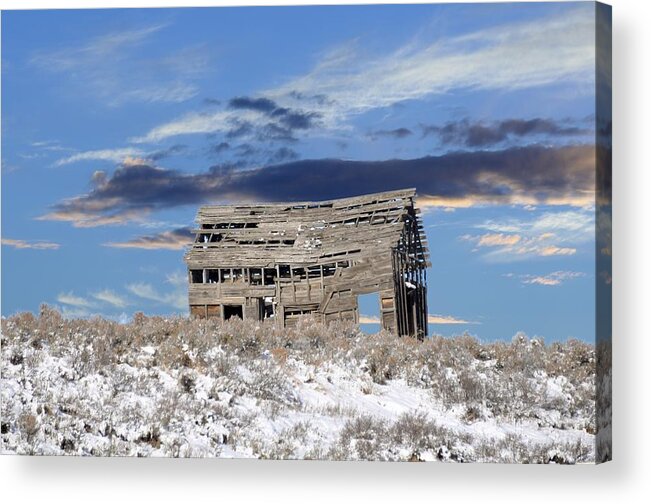 Idaho Acrylic Print featuring the photograph The Shack by Image Takers Photography LLC - Laura Morgan