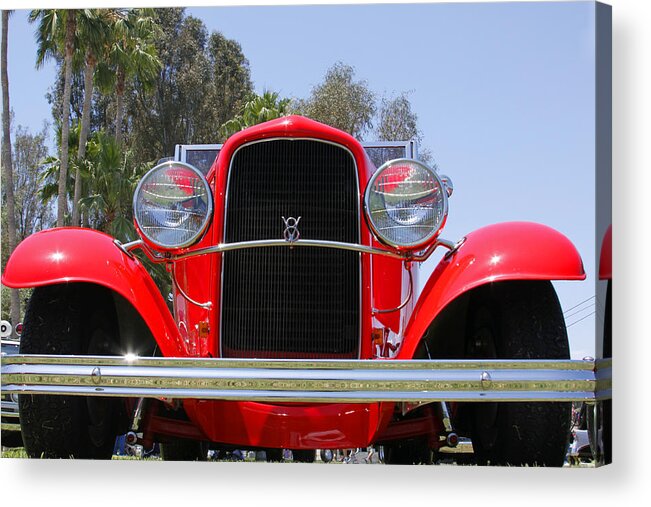 V8 Acrylic Print featuring the photograph The Stare Of A V8 by Shoal Hollingsworth
