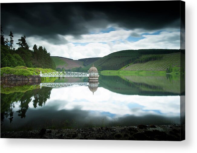 Tranquility Acrylic Print featuring the photograph The Talla Reservoir, Scottish Borders by Iain Maclean