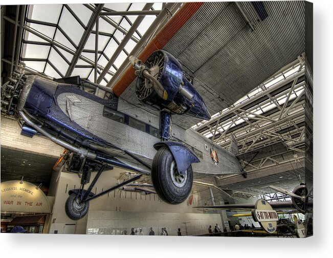 Airplane Acrylic Print featuring the photograph The Tin Goose by Tim Stanley