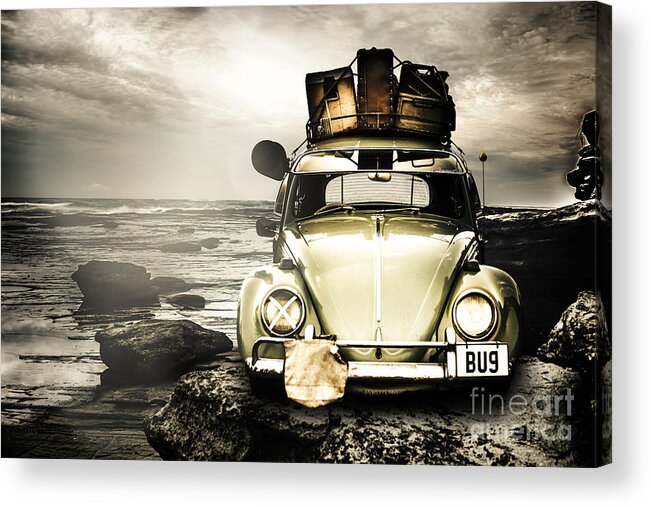 Bug Acrylic Print featuring the photograph The travel bug by Jorgo Photography