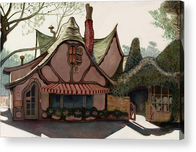 Tuck Box Acrylic Print featuring the painting The Tuck Box by John Reynolds