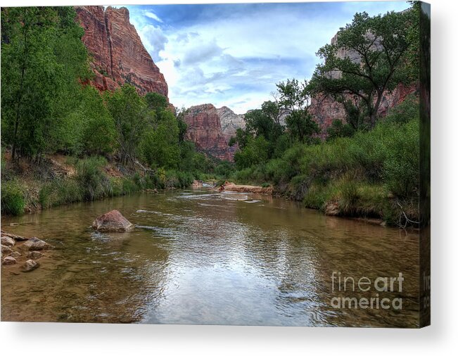 Virgin Acrylic Print featuring the photograph The Virgin River by Eddie Yerkish