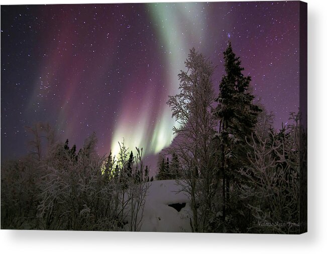 Aurora Borealis Acrylic Print featuring the photograph The Wave by Valerie Pond