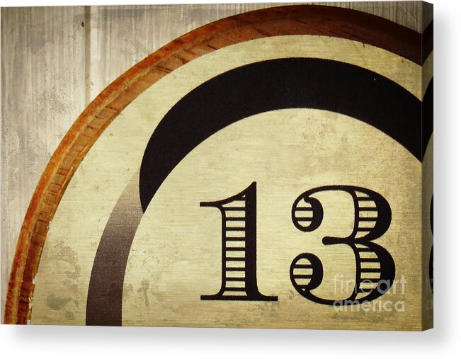 13 Acrylic Print featuring the photograph Thirteen by Valerie Reeves