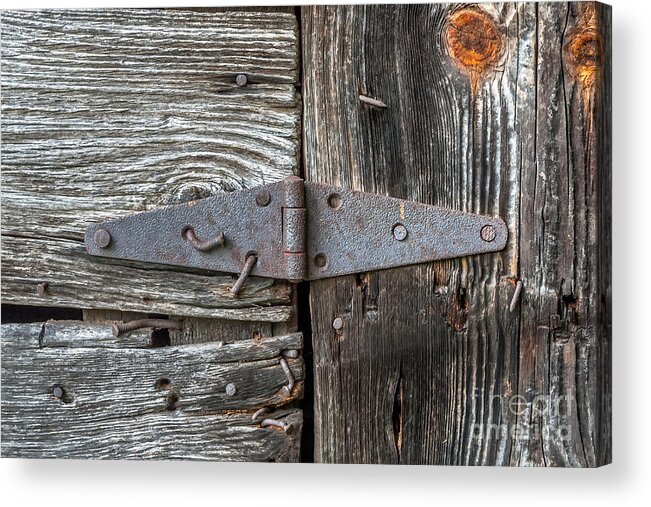 This-old-house Acrylic Print featuring the photograph The Back Door #1 by Bernd Laeschke