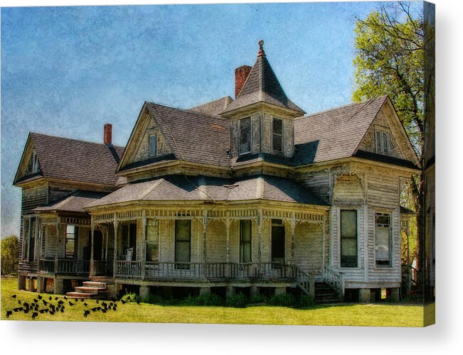 House Acrylic Print featuring the photograph This Old House by Joan Bertucci