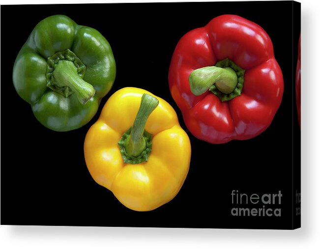 Heiko Acrylic Print featuring the photograph Three colors by Heiko Koehrer-Wagner