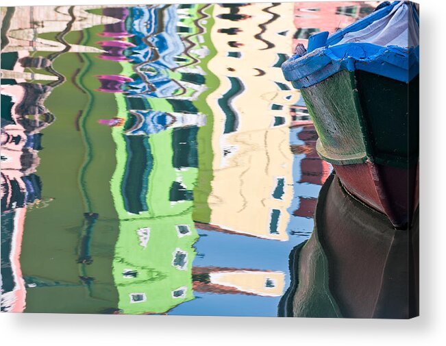 Acrylic Print featuring the photograph Timeless Colors of Burano by Joan Herwig