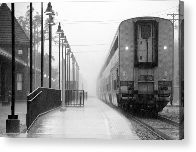 Transportation Acrylic Print featuring the photograph To Chicago by Charlotte Schafer