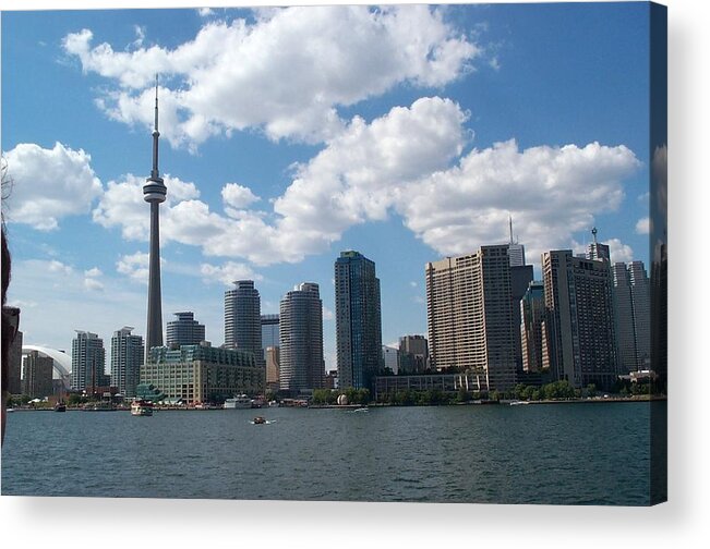 Toronto Acrylic Print featuring the photograph Toronto Skyline by Barbara McDevitt