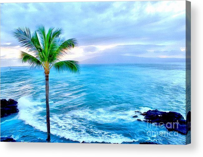 Beach Acrylic Print featuring the photograph Tranquil Escape by Krissy Katsimbras