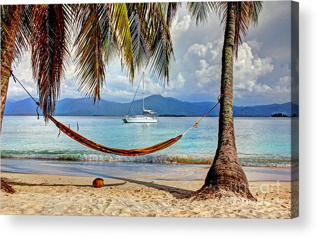 Panama Acrylic Print featuring the photograph Tranquility Base by Bob Hislop