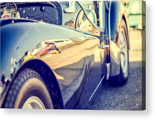 Road Acrylic Print featuring the photograph Triumph TR3 by Spikey Mouse Photography